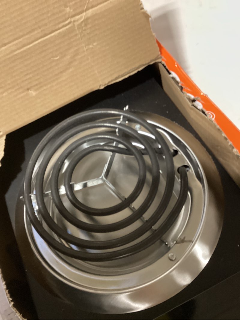 Condition photo showing As Is for Not tested IMUSA USA GAU-80306 Electric Double Burner 1750-Watts , Black 1500W Electric Double Burner Double