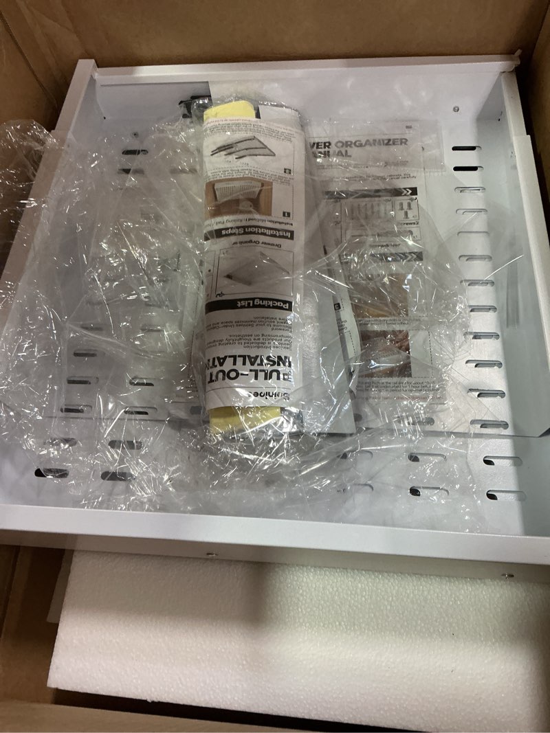 Condition photo showing Good Condition for Seinloes 2 Pack Pull Out Cabinet Organizer Expandable Width(15"-25") and Depth(17"-24"),Slide Out Dr