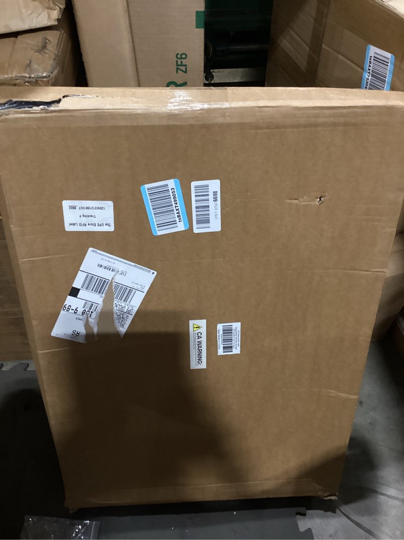 Condition photo showing As Is for paramondo expandable window screen, horizontal (20" h x 28.6" - 54" w, 4 pack) adjustable window screens, replacement window screens for house windows large (20" h x 28.6"-54" w, 4 pack) white frame + black mesh