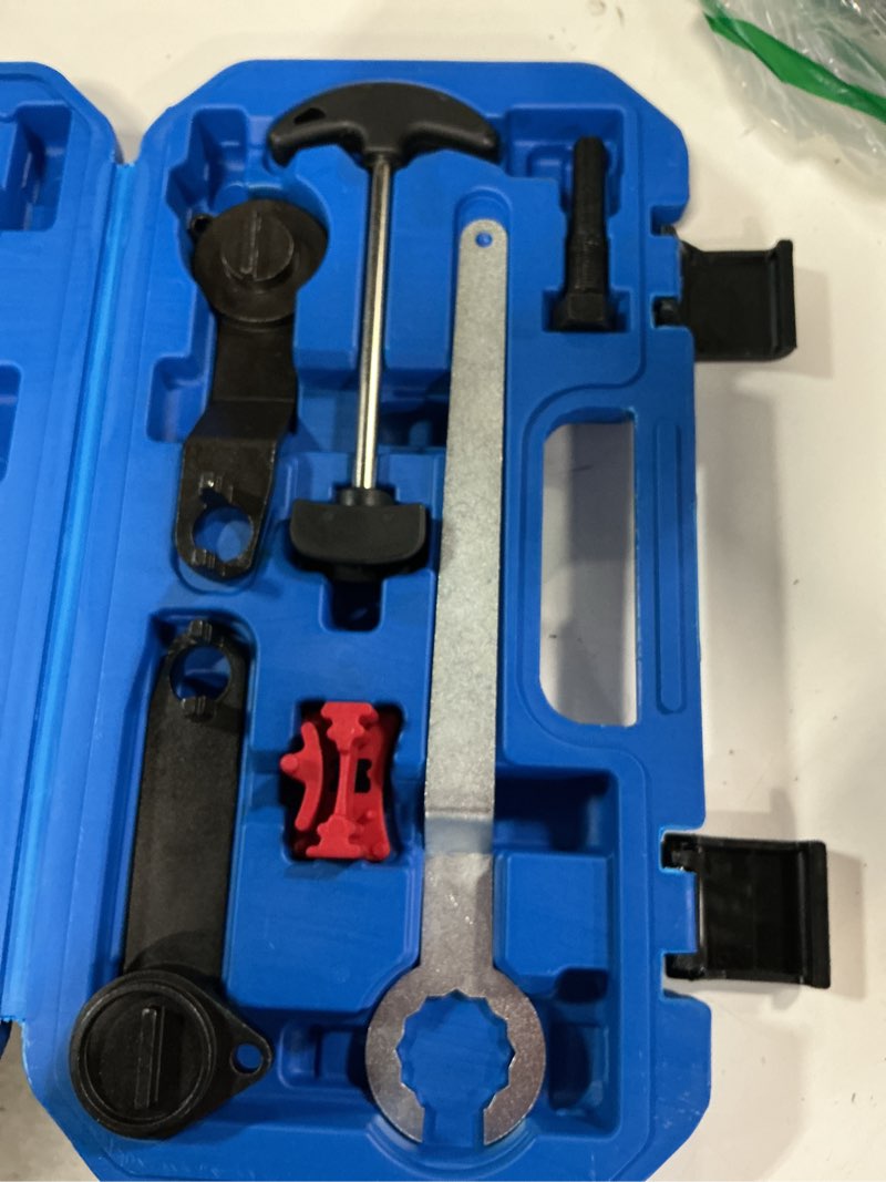 Condition photo showing New/Like New for engine camshaft tool set, 6pcs timing belt tool kit for vag ea211 1.0l 1.2l 1.4l 1.6l fsi tsi tfsi petrol engine compatible with vw audi a3 /golf 7/new jetta/skoda/santana/lavida