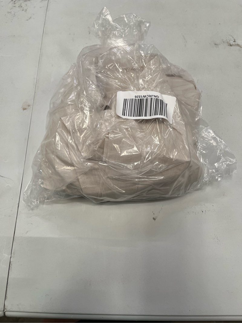 Condition photo showing Good Condition for european linen shower curtain, one size, beige