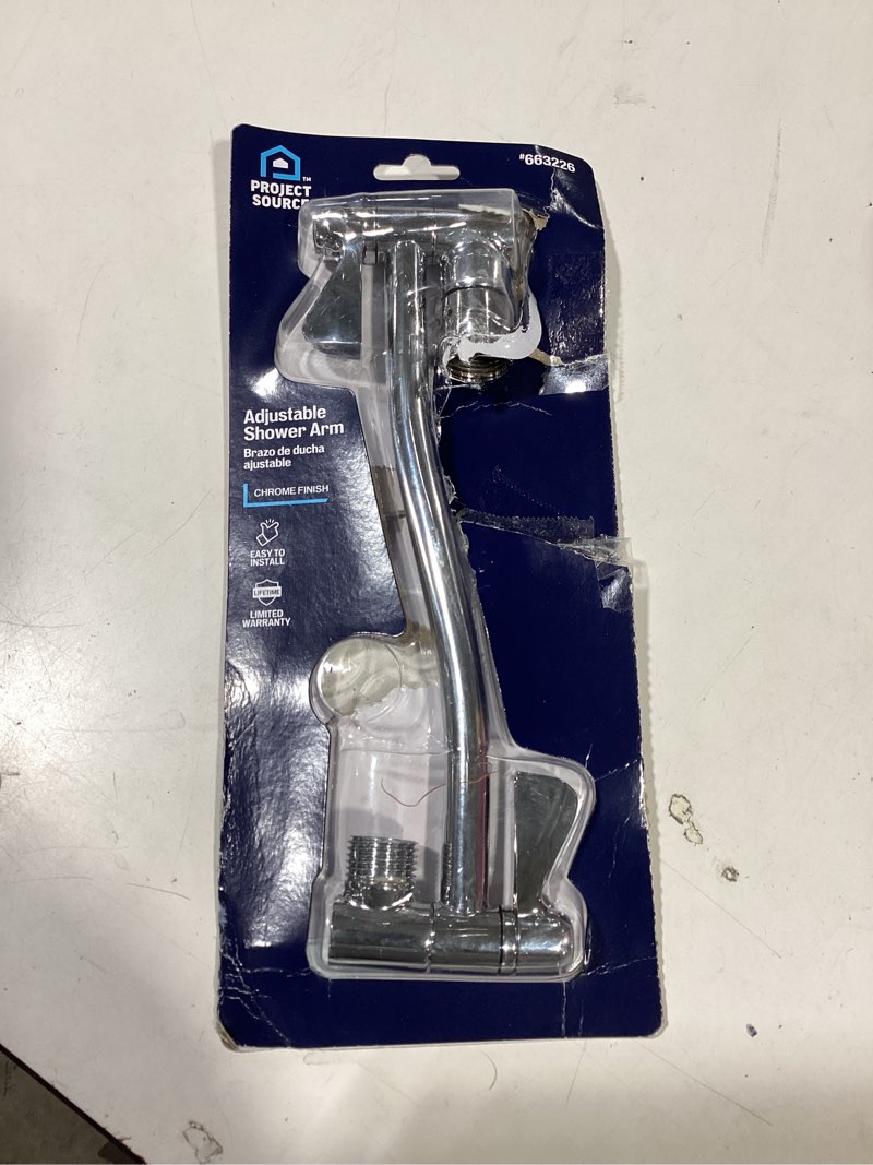 Condition photo showing Good Condition for project source chrome 8.95-in universal shower shower arm