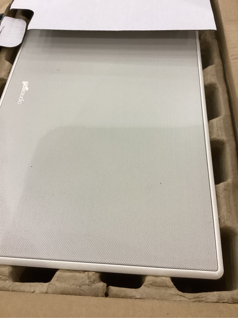 Condition photo showing As Is for Polk Audio 255c-RT in Wall Speakers (2) 5.25" Drivers - The Vanishing Series | Easily Fits into the Wall | Power Port | Paintable Grille, Center Channel Speakers, Home Audio, Black/White Single