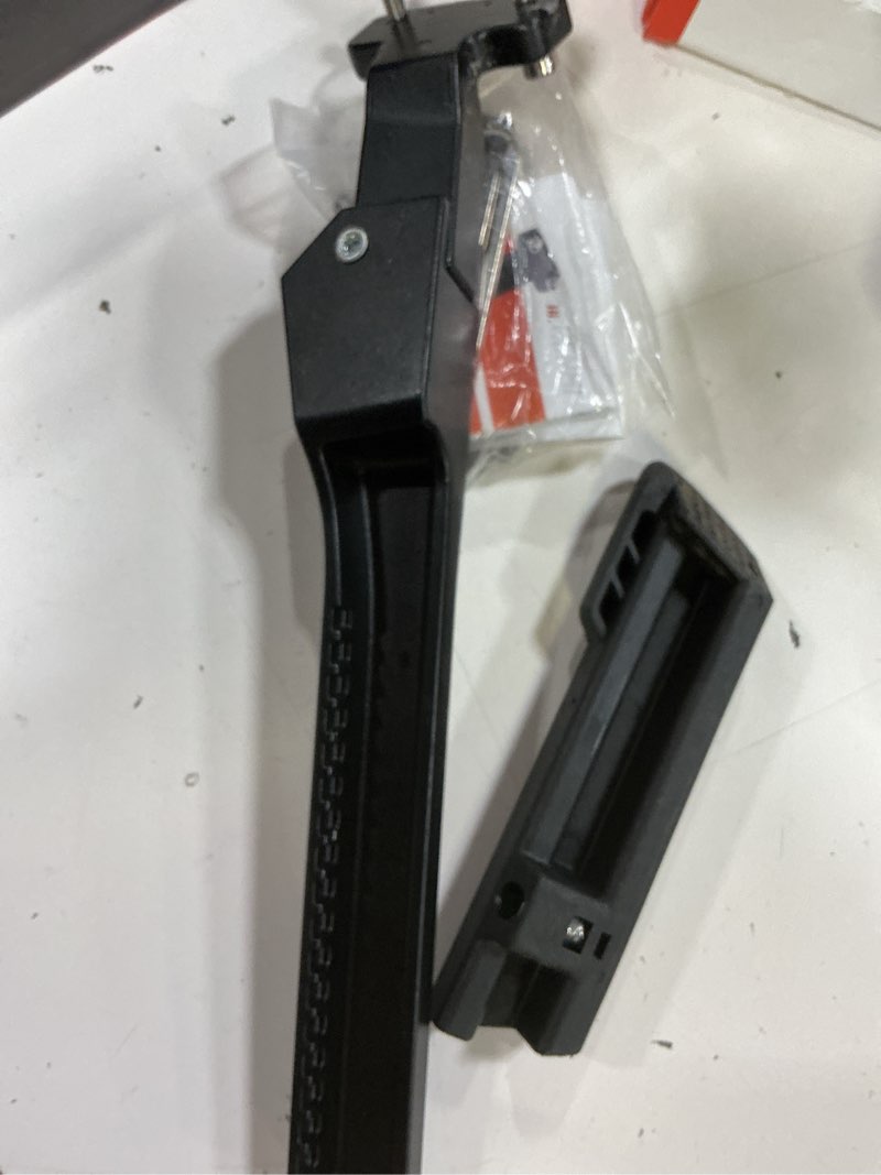 Condition photo showing Good Condition for henmi bike kickstand for 24-29 inch bicycle, 2 holes extra stable max load 176lbs, non-slip base adult bicycle kickstand for mountain bike, e-bike 1.57-inch hole spacing