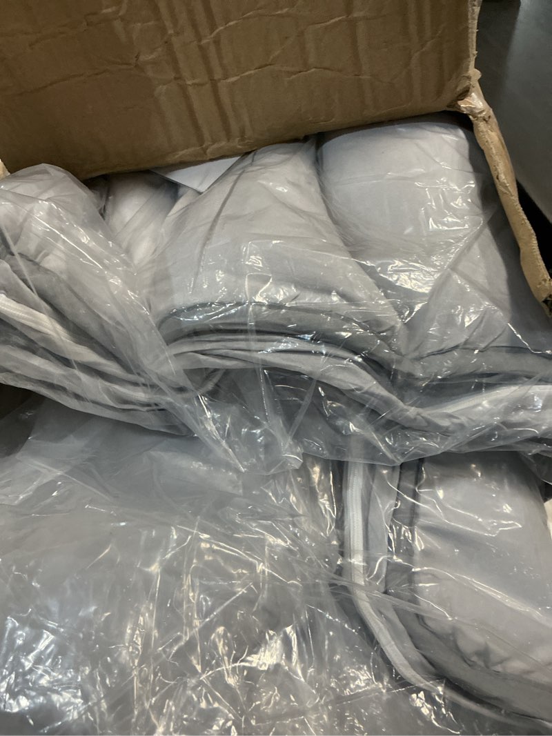 Condition photo showing As Is for Jamdok 4Inch Cot Mattress Topper,Narrow Twin Gel Infused Memory Foam,Machine Washable Pillow Top Cover,Roll Up Floors Mat,Portable Folding Sleep Pad(75 X 30“) Narrow Twin:75"x30" Standard Cover