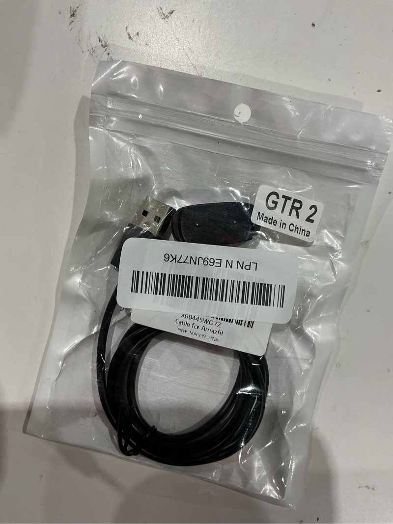 Condition photo showing Good Condition for 3.3ft charger for amazfit bip 5,bip 3,bip 3 pro,bip u,gts 4 mini,gts 2,gts 2 mini,gtr 2,gtr mini/2e,t-rex pro,active,usb replacement smart watch charger for amazfit accessories
