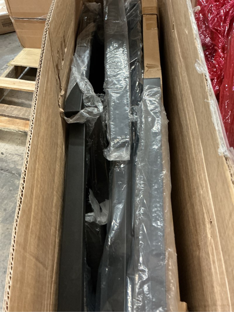 Condition photo showing Good Condition for Shintenchi 4 Pieces Patio Furniture Set All Weather Textile Fabric Outdoor Conversation Set, with Glass Coffee Table, Loveseat, 2 Single Chairs for Home, Garden, Lawn, Porch?Black?