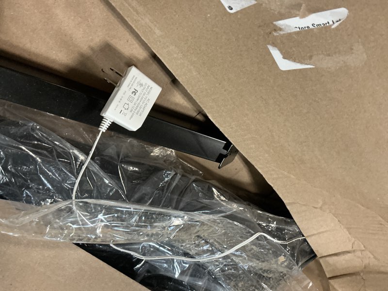 Condition photo showing As Is for architectural mailboxes drive-in post kit galvanized steel mailbox post, compatibility code a, b, sdpk00am, black