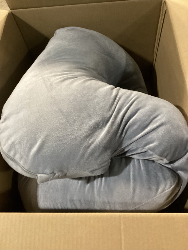 Condition photo showing Good Condition for Momcozy Pregnancy Pillows for Sleeping, U Shaped Full Body Maternity Pillow with Removable Cover - Support for Back, Legs, Belly, HIPS for Pregnant Women, 57 Inch Pregnancy Pillow for Women, Grey