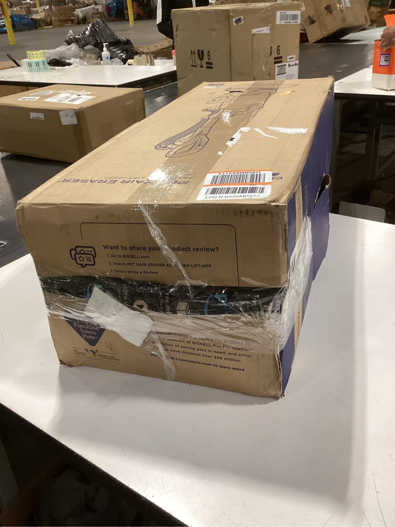 Condition photo showing As Is for Bissell Pet Hair Eraser Allergen Lift-Off with Powerful Suction, HEPA, Tangle-Free Brush Roll, 39883