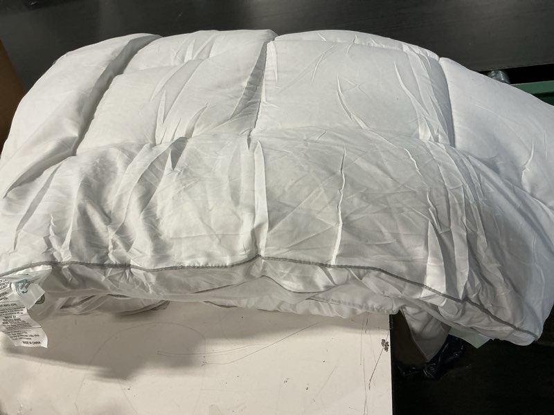 Condition photo showing As Is for 3 Inch Mattress Topper Twin Size Breathable Filled Soft Fluffy Supportive for Back Pain Relief, Bed Mattress Pad Pillow Topper with Extra Thick Padded Protector for 8"-21" Deep Pocket