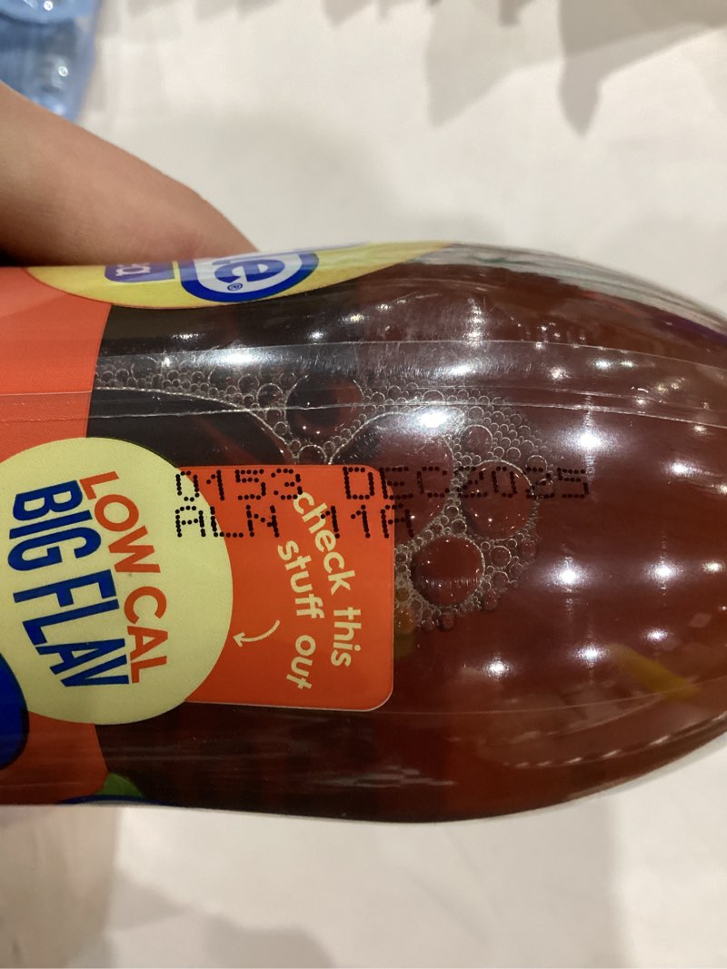 Condition photo showing Good Condition for Snapple Zero Sugar PEach Tea  16 fl oz recycled plastic bottle