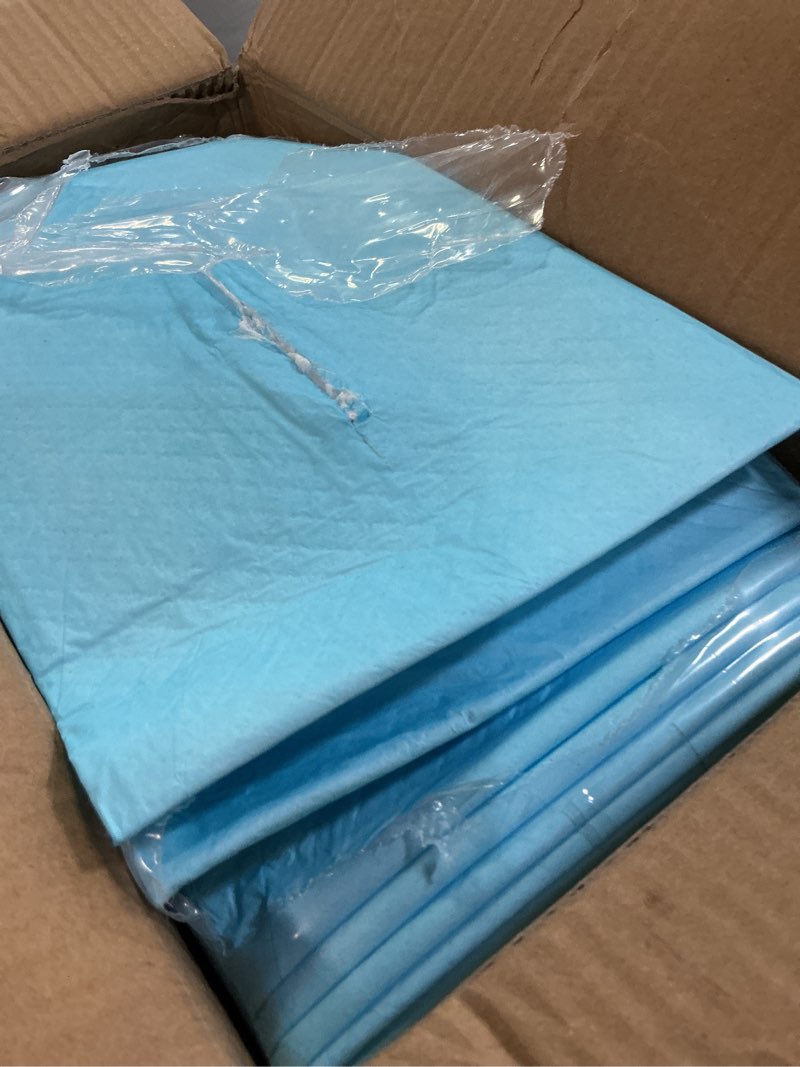 Condition photo showing Good Condition for Puppy Pads XL 100 Count, Dog Pee Pads Extra Large, 34"x28" Pee Pads for Dogs, X-Large Disposable Dog Training Pads Super Absorbent&Leak-Proof, Quick-Dry Potty Piddle Pads for Doggy, Cats, Pet Supplies 34"×28" - 100 Count (Blue)