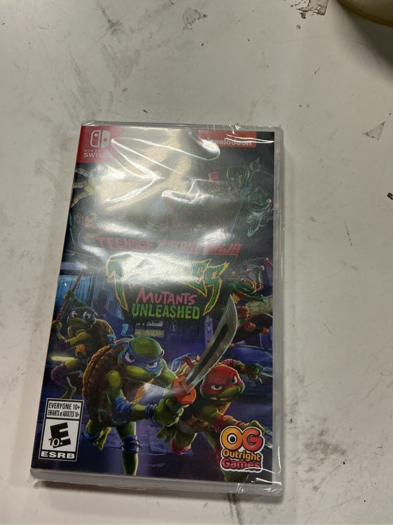 Condition photo showing New/Like New for teenage mutant ninja turtles: mutants unleashed - playstation 5