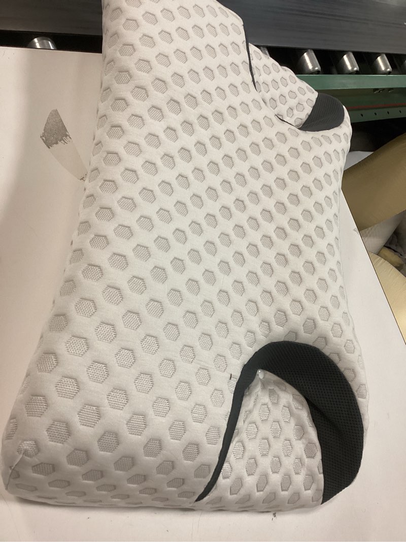 Condition photo showing As Is for Butterfly Memory Foam Contour Size Cervical Orthopedic Bed Pillow for Sleeping, Butterfly Shape Pillow, Neck, Pain Relief & Back Support - Cervical Bed Pillow.