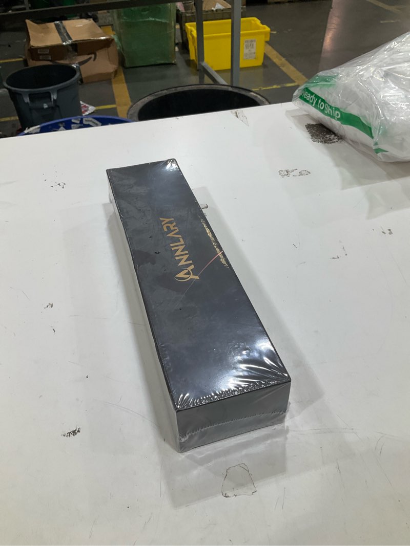 Condition photo showing New/Like New for annlary hair straightener 1 inch flat iron and curler 2 in 1 titanium ceramic ionic dual voltage straightener with heat-resistant silicone, for less frizz, shinier & smoother 1 inch purple