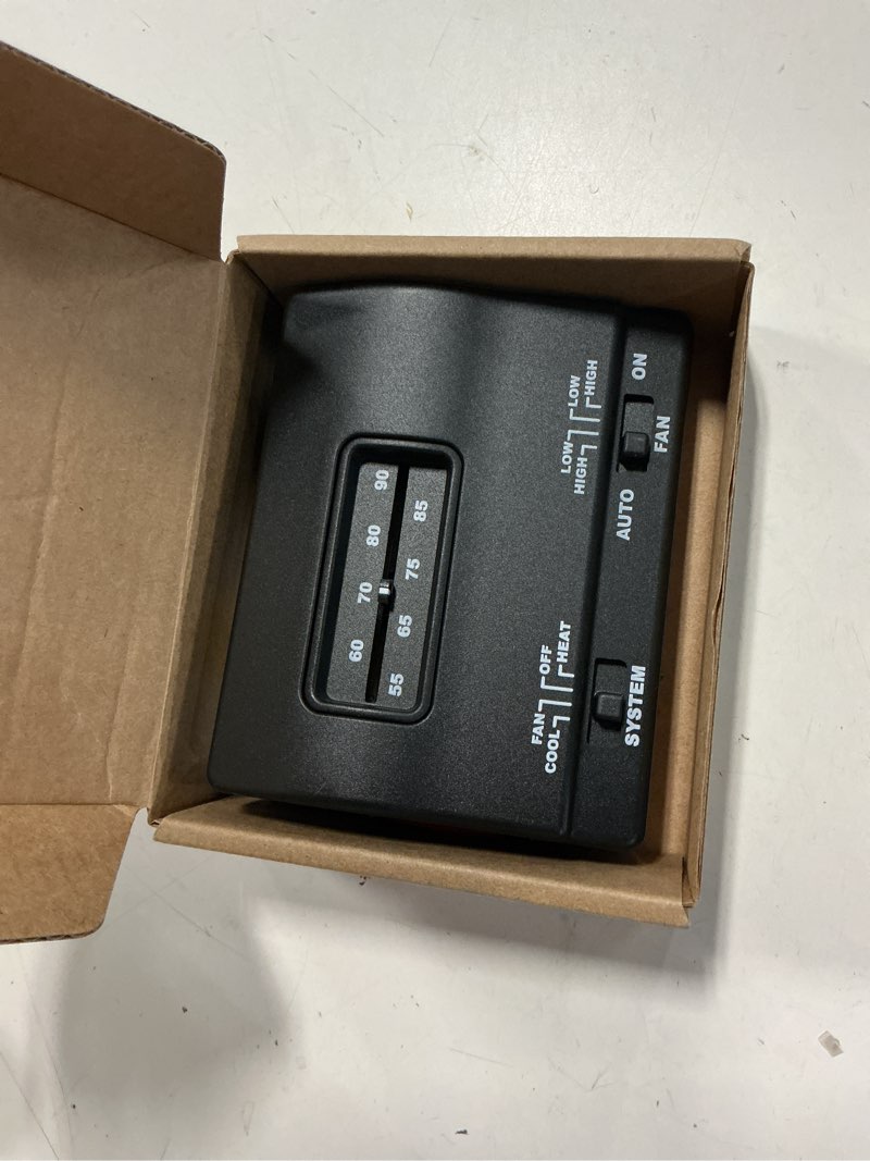 Condition photo showing Good Condition for 7330f3852 rv thermostat for coleman mach rv thermostat heat/cool 7330f3852 air conditioner parts single stage heating/cooling control black