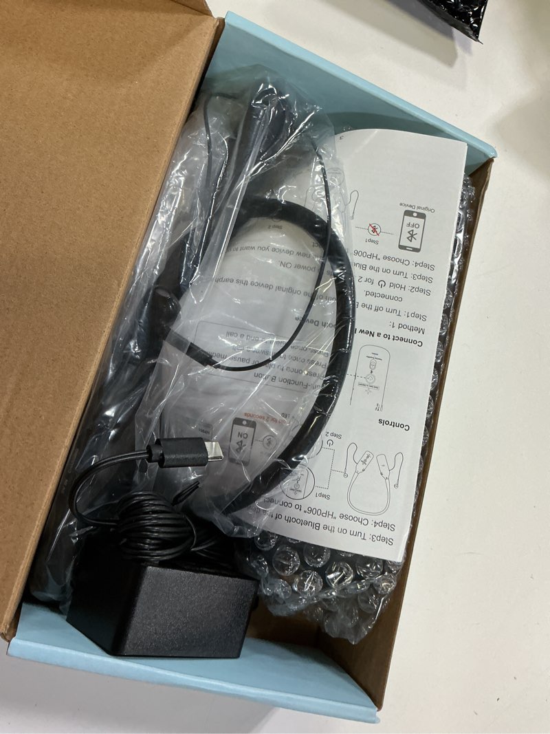 Condition photo showing Good Condition for wallarge rechargeable neckband hearing amplifier for conversation or tv watching, digital hearing amplifier for seniors adults with volume control, bluetooth earphones for seniors black02