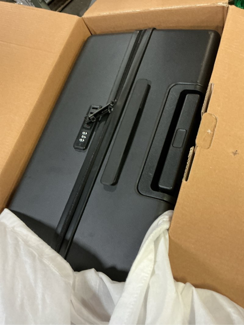 Condition photo showing Good Condition for LEVEL8 Luggage Sets 2 Piece, 20/28 inch Hardshell Suitcases Sets, Lightweight Luminous Textured Hardside with Spinner Wheels, Tsa Lock, 2-Piece Set (20/28), Black Black 2-Peice Set(20/28)