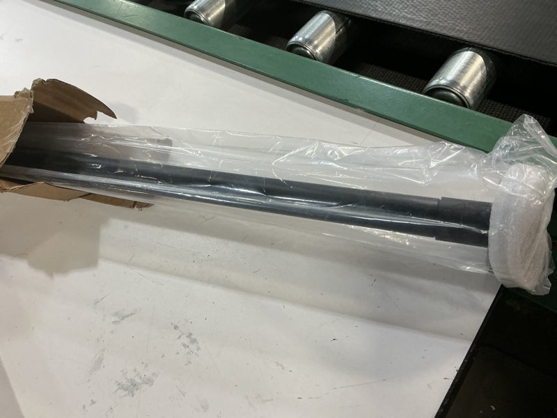 Condition photo showing Good Condition for Shower Curtain Rod Tension - Never Rust No Drill Non-Slip Spring Tension Shower Rod, 43-73 inches Stainless Steel, Matte Black 43-73 Inches Matte Black