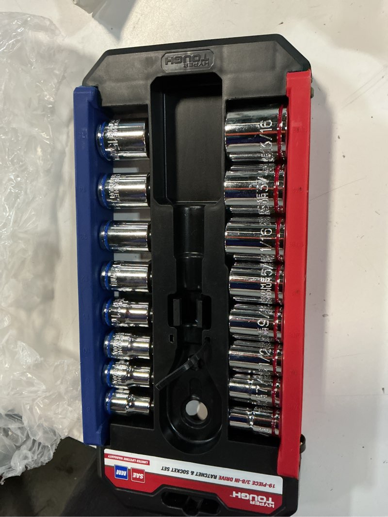 Condition photo showing Good Condition for hyper tough 19-piece 3/8- inch socket set, 43234