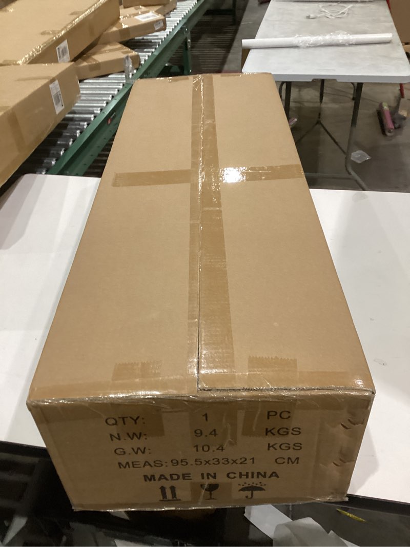 Condition photo showing New/Like New for Crystal Chandeliers for Dining Room 6-Light Modern Black Gold Chandelier Rectangle Luxury Ceiling Light Fixture for Kitchen Island L35'' Black & Satin Brass L35"