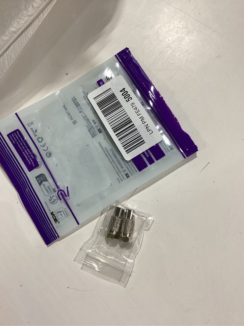 Condition photo showing Good Condition for vce 2 pack atari adapter, phono rca female to f type male rf connector coaxial adapter for atari 2600/7800 sega/coleco/commodore game system
