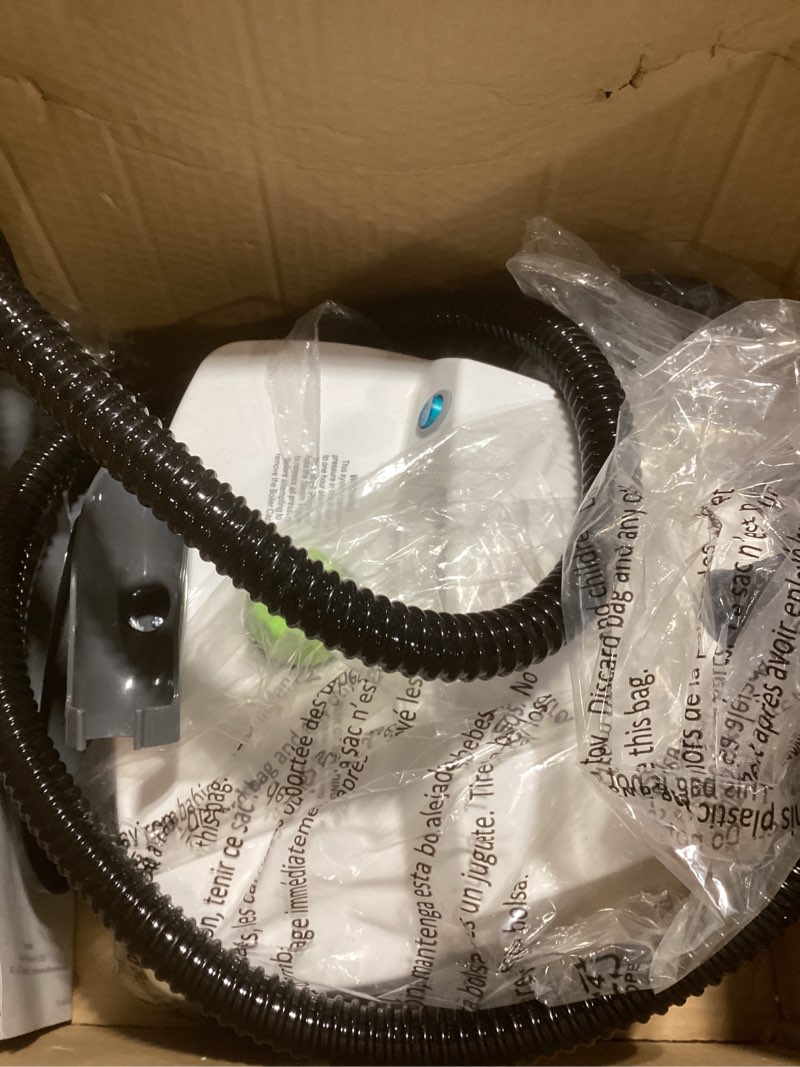 Condition photo showing New/Like New for Steamfast SF-370 Canister Cleaner with 15 Accessories-All-Natural, Chemical-Free Pressurized Steam Cleaning for Most Floors, Counters, Appliances, Windows, Autos, and More, 64 inches, White