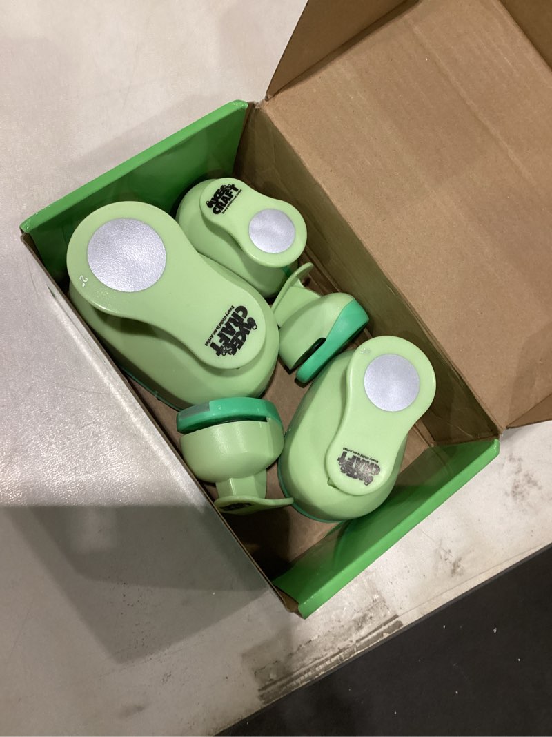 Condition photo showing Good Condition for UCEC Circle Punch Craft Hole Punch for Paper Crafting, 5 Different Size Circle Cutters Hole Punches for Paper Crafts, Cardstock, Gift Wrapping, Cards, Scrapbooks 3/8 5/8 1 1.5 2 Inch Round Puncher Set circle 5pack, 3/8+5/8+1+1.5+2in
