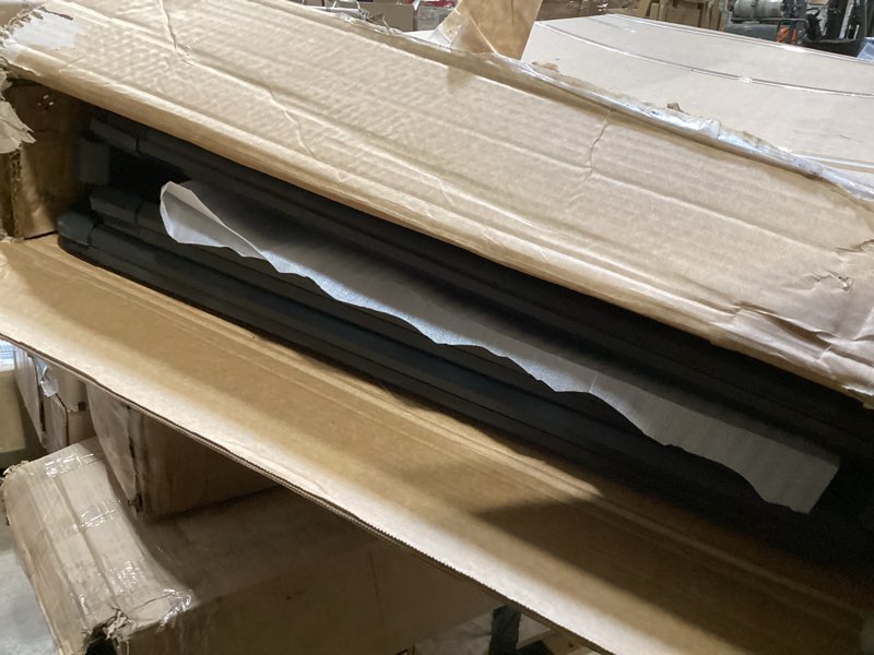 Condition photo showing As Is for hard folding truck bed tonneau cover compatiable with chevy silverado & gmc sierra 1500(2007-2025) 5.8 ft short box(no carbonpro bed), tri fold style hard folding 5.8ft for 07-25 1500