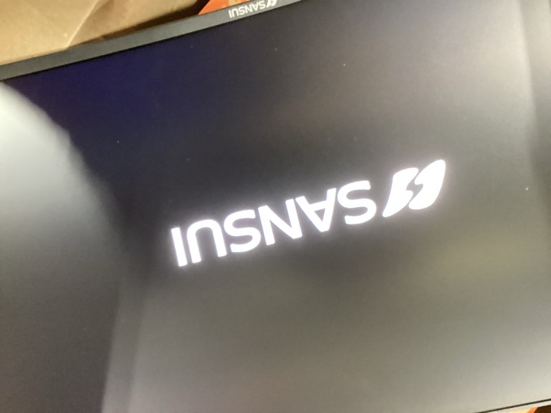 Condition photo showing Good Condition for sansui 24 inch curved 240hz gaming monitor fhd 1080p, 1500r curve computer monitor, 124%srgb, 3000:1 contrast ratio, hdr, freesync, mprt 1ms, low blue light, hdmi dp ports.(es-g24c1 pro dp cable incl) 24 inch fhd 240hz curved gaming monitor hdmi+dp black