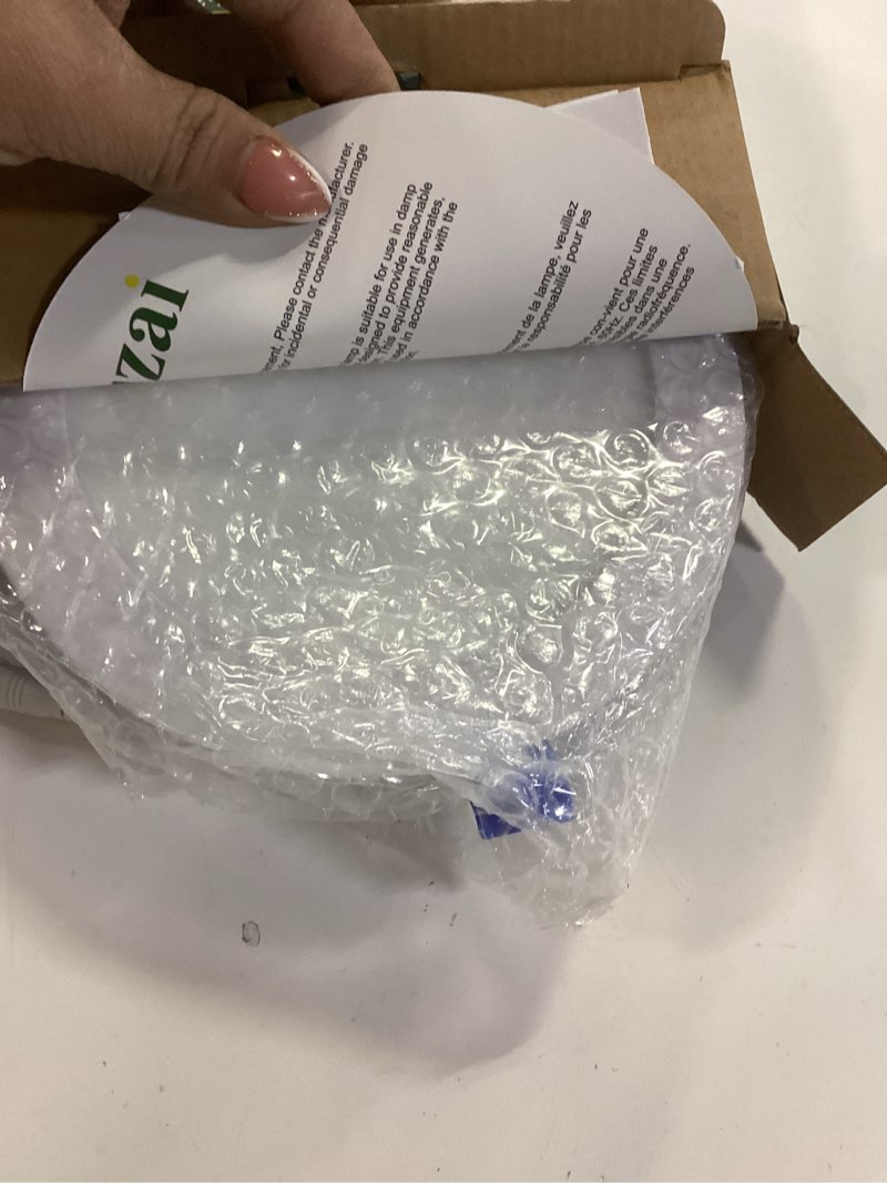 Condition photo showing New/Like New for zouzai 1 Pack 6 Inch 5CCT Ultra-Thin LED Recessed Ceiling Light with Junction Box, 2700K/3000K/3500K/4000K/5000K Selectable, 12W Eqv 110W,Dimmable, led can Lights- ETL and Energy Star Certified 6 Inch White?1 Pack?