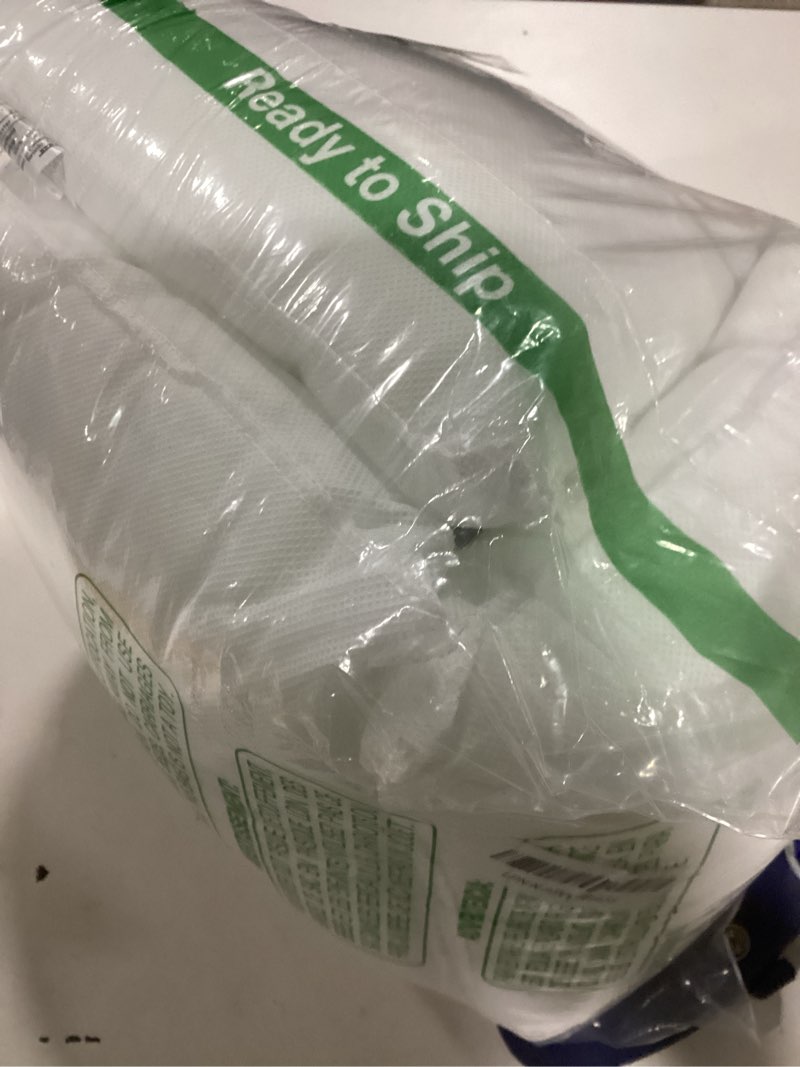 Condition photo showing New/Like New for HEIRLOOM COMFORT Square Throw Pillow Inserts (Pack of 4, 12"x12", White, Polyester) - Fluffy Decorat