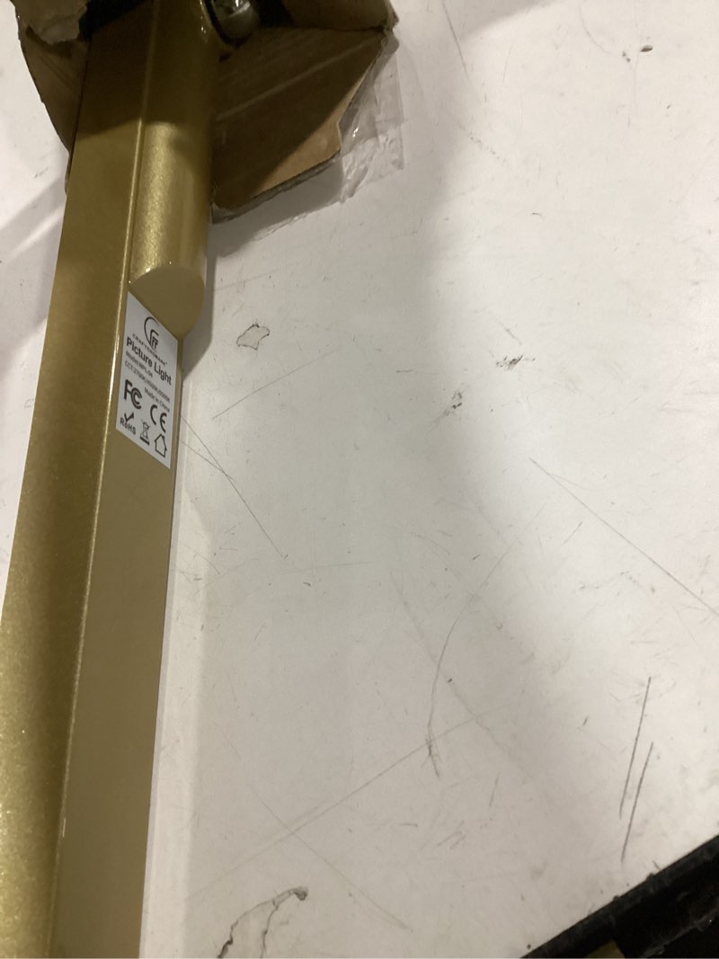 Condition photo showing Good Condition for 24 inch picture light for wall - brass battery operated wireless wall sconce with remote & timer for artwork, portrait, photo & frame brass 1pack - 24 in