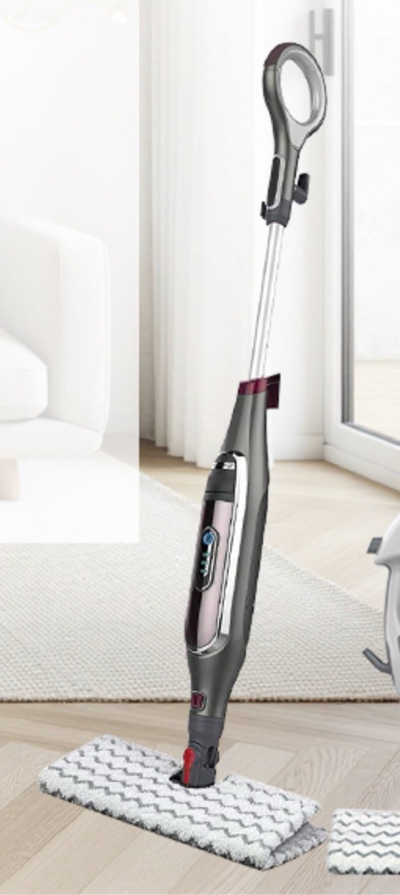 shark genius hard floor cleaning system pocket stem mop burgundy