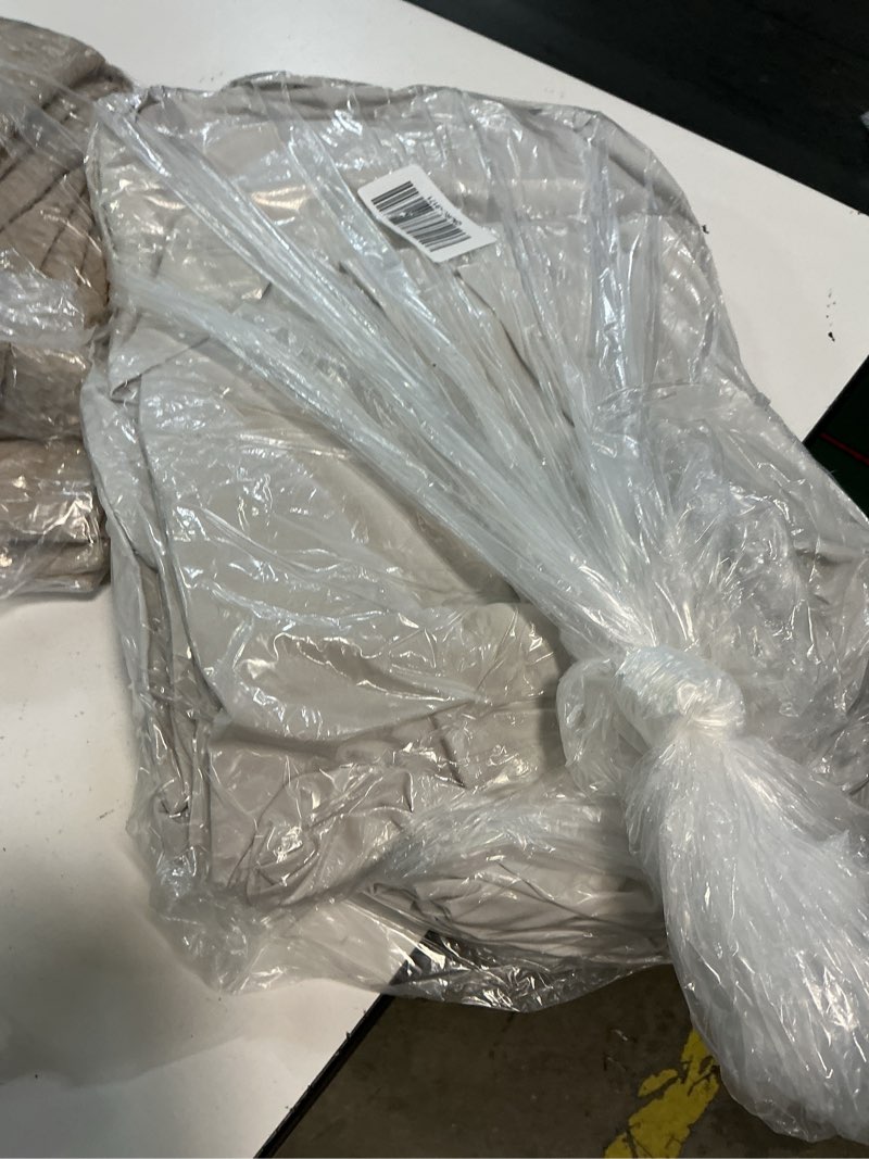 Condition photo showing Good Condition for organic crisp percale deluxe bedding bundle, full, light grey