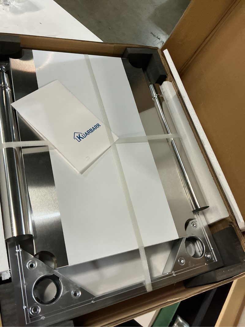 Condition photo showing New/Like New for Stainless Steel Table for Prep & Work with Undershelf 18 x 24 Inches NSF Metal Commercial Kitchen Prep Table with Adjustable Under Shelf Worktable for Restaurant Home Outdoor Table 18"x24"