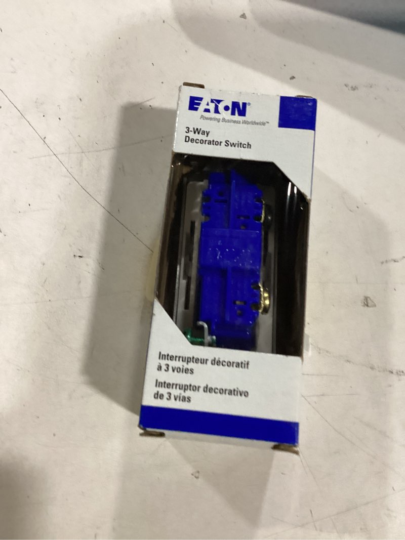 Condition photo showing Good Condition for Eaton 15-amp 3-way Rocker Light Switch , White