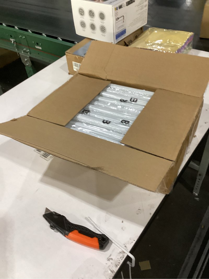 Condition photo showing New/Like New for Room Divider No Drilling Curtain Rod Wall Divider for Room Separation, 4-10ft(H) 28-114inch(W) Adjustable, Heavy Duty Partition Space Separator Freestanding Tension Curtain Stand, White