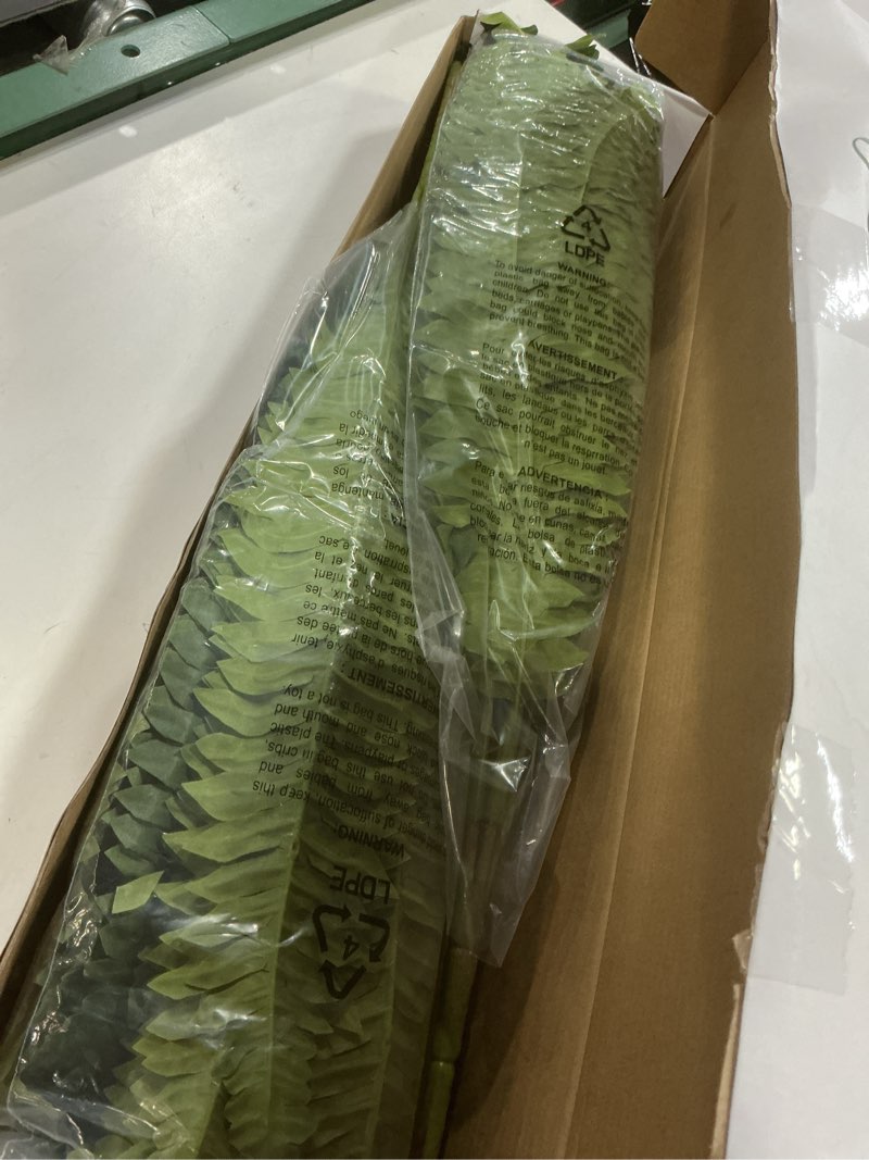Condition photo showing Good Condition for 35" ferns artificial bush plants large, 2 artificial boston ferns with 39 fronds for outdoors home decor