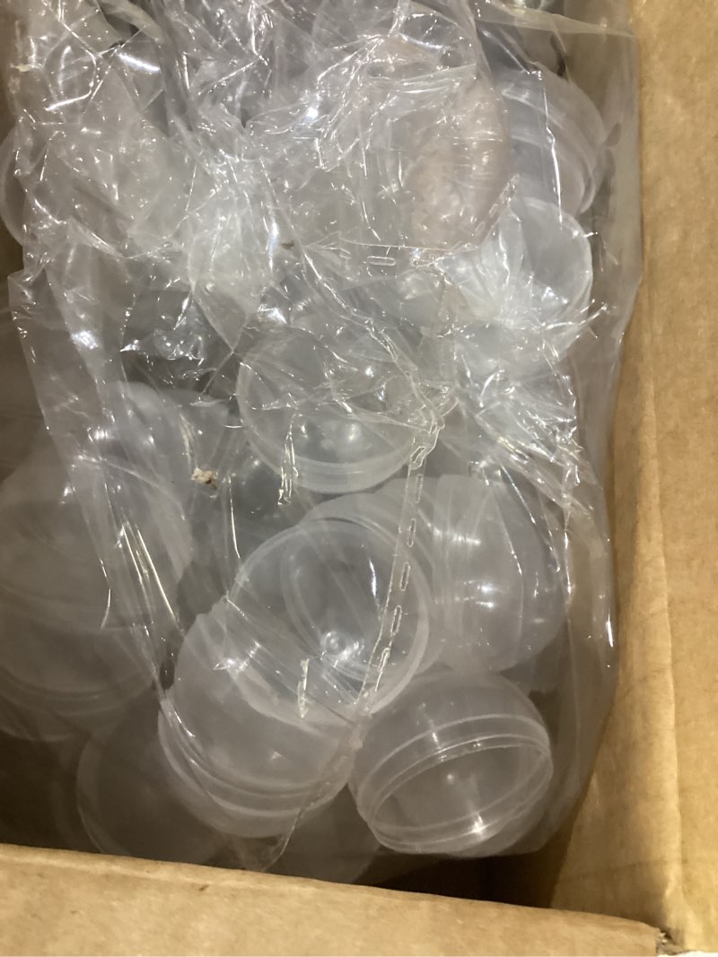 Condition photo showing Good Condition for 200 pack gumball vending machine capsules,1.1 inch small clear empty round vending machine balls,plastic containers for prizes, surprise, themed party favors