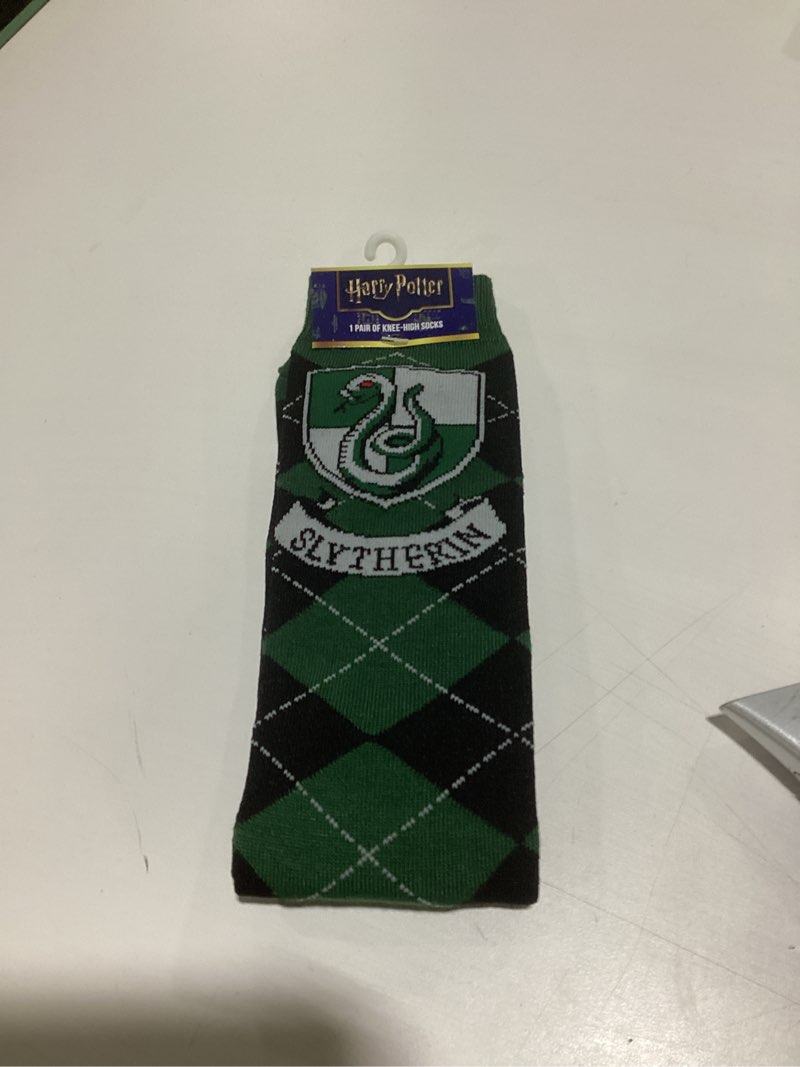 Condition photo showing Good Condition for Harry Potter Slytherin Juniors/Womens Knee High Socks