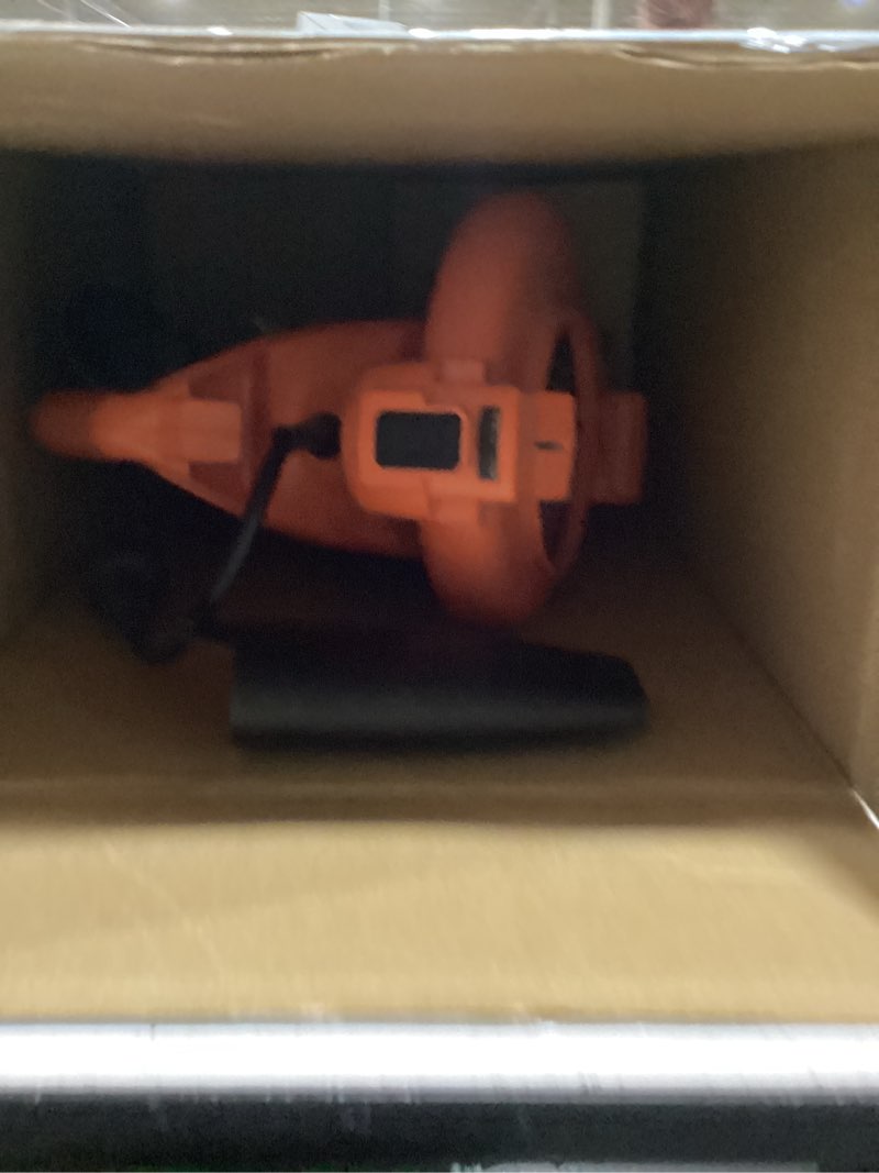 Condition photo showing Good Condition for black+decker corded leaf blower leaf vacuum and leaf mulcher 3-in-1, up to 230 mph, 12 amp handheld blower and vacuum combo (bv3600)