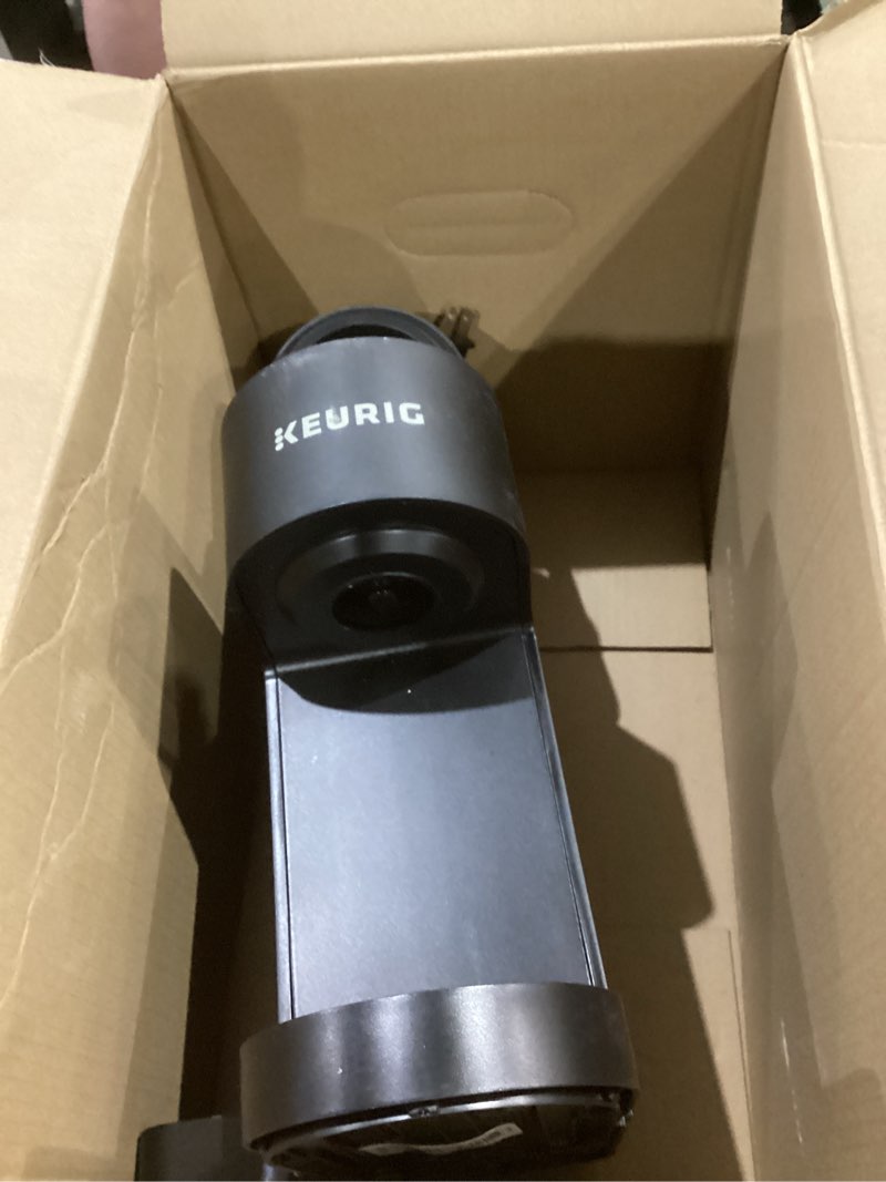 Condition photo showing As Is for keurig k-supreme single serve k-cup pod coffee maker, multistream technology, 4 brew sizes, 66oz dual-position removable reservoir, black black coffee maker