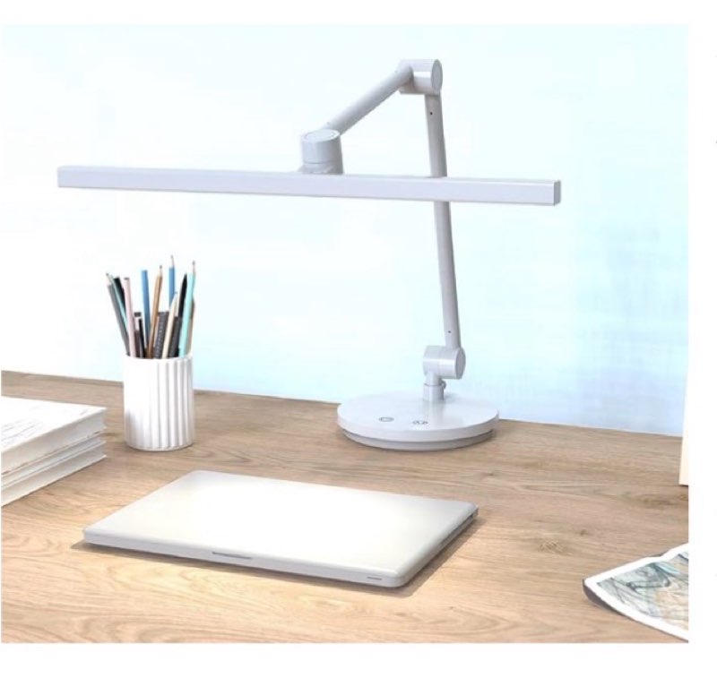 Centeluz Desk Lamp with Clamp for Home Office, Dimmable Eye-Care Architect Table Lamps with Touch Co
