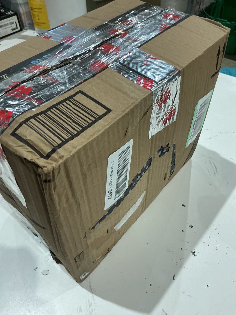 Condition photo showing As Is for wrap around stretch box spring cover
