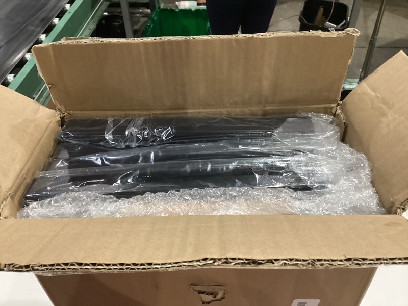 Condition photo showing New/Like New for Kitstorack Under Sink Organizer, 2 Tier Under the Sink Storage, Slide out Pull out Cabinet Organizer Shelf, Metal Sliding Drawer for Kitchen Bathroom Pantry Closet Organization Rack, Black, 2 Pack Black 2 Pack