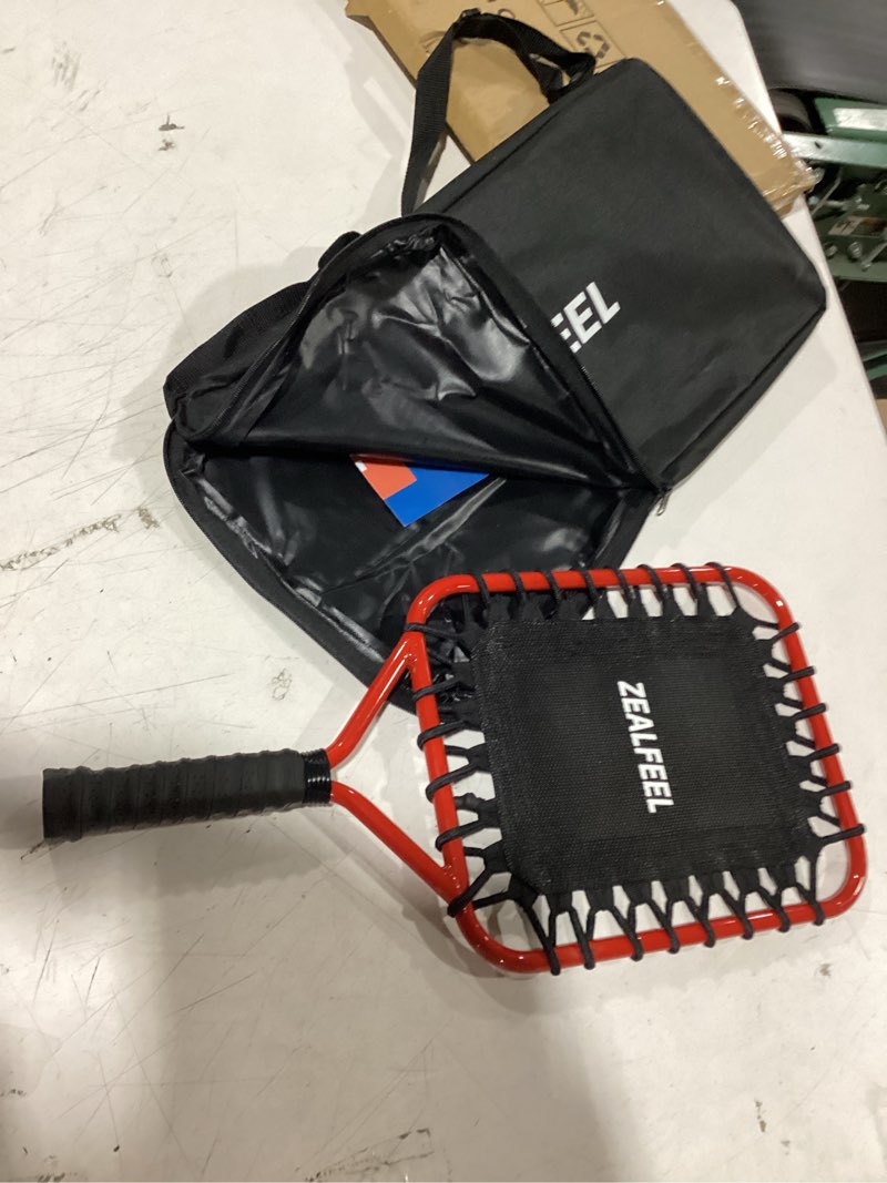 Condition photo showing Good Condition for zealfeel baseball racket for fly balls, 19-ounce fungo racket baseball/softball training, scientific weighted bat with ergonomic for parents & coaches, hitting ground balls, pop flies & line drives black