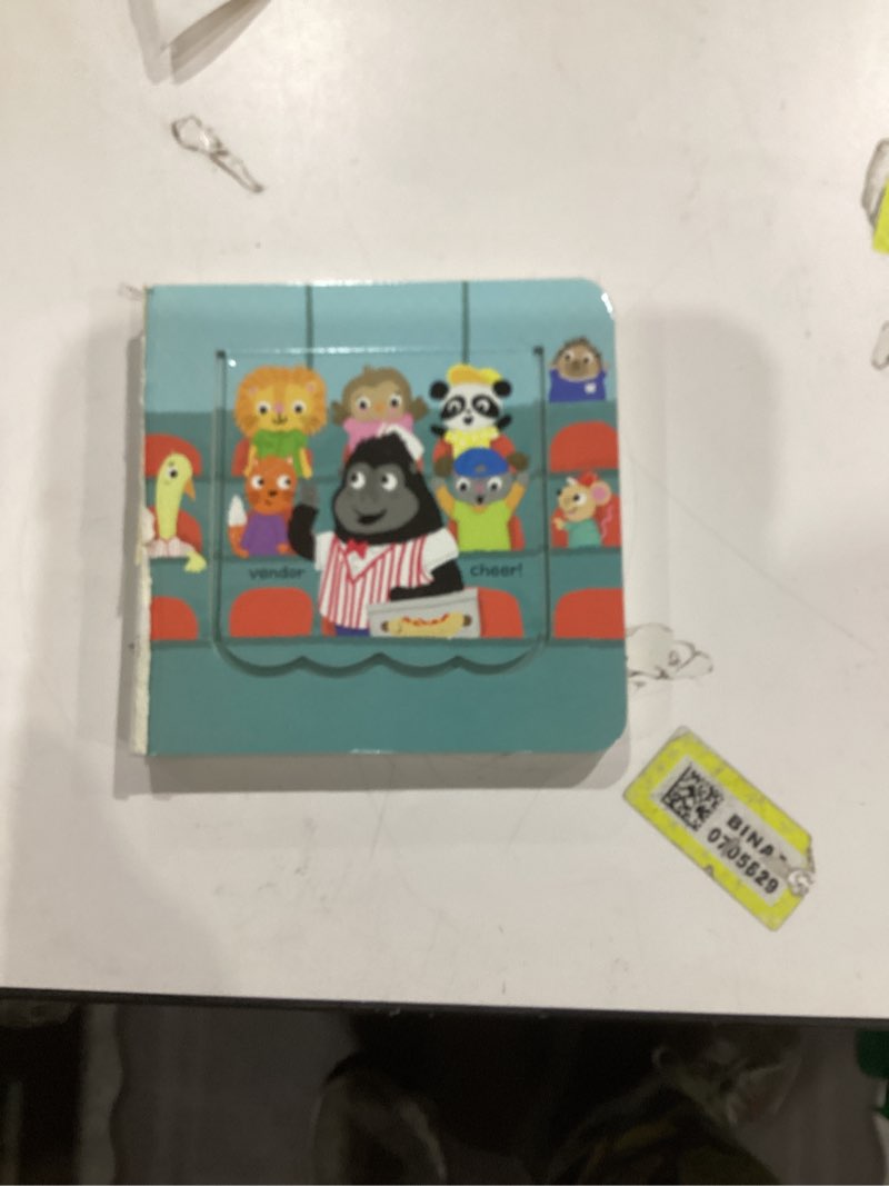 Condition photo showing As Is for Let's Play Baseball! A Lift-a-Flap Board Book for Babies and Toddlers