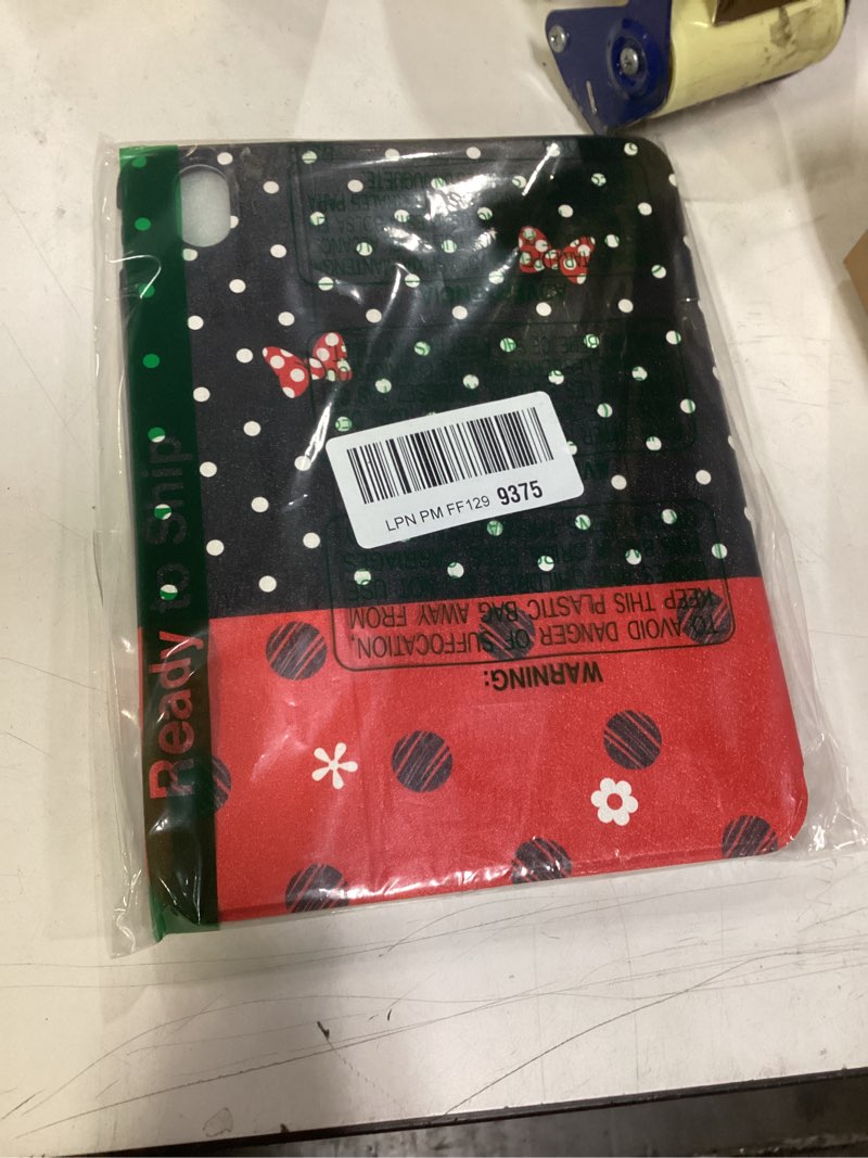 Condition photo showing New/Like New for for iPad A16 Case/10th Generation Case - 10.9 Inch 2022 Tablet Cover with Pen Holder for Women Boys Girls Men Cute Cartoon Cool Funny Funda for iPad 11th 11 Inch 2025, RD WT Point Red Point Mini for iPad A16/10th